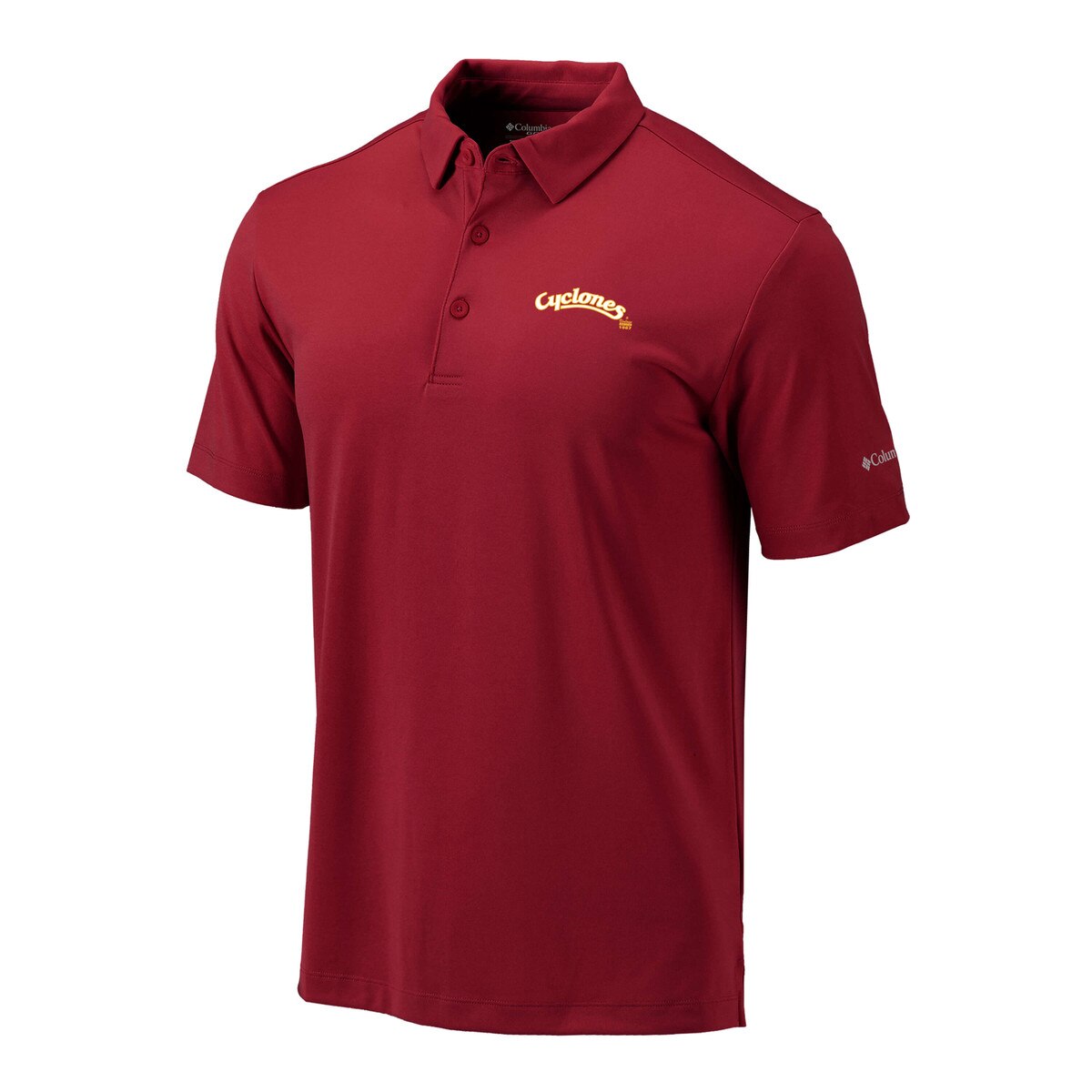 Columbia Cyclones Script Cardinal Polo